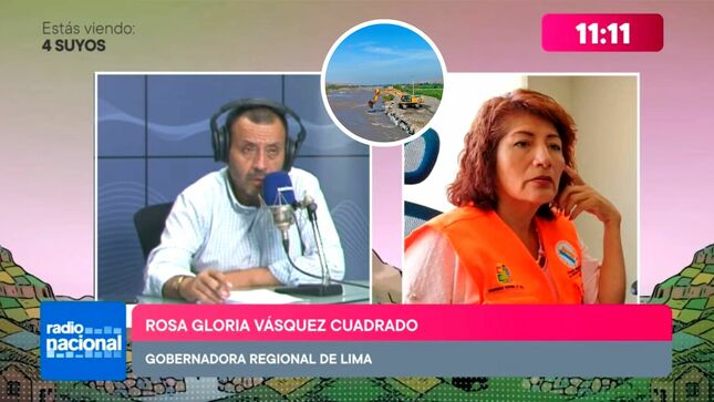 Rosa Vásquez demanda descolmatación de quebradas y ríos como medida de prevención y reducción de riesgo por lluvias