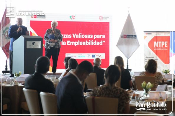 Nuestro Alcalde August Carbajal participรณ del evento denominado "Alianzas valiosas para la Empleabilidad",