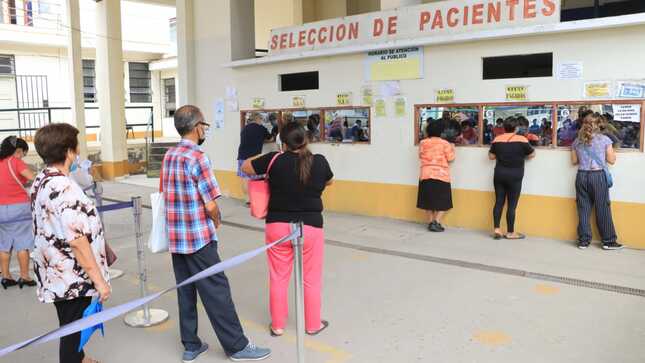 Pacientes harán menos colas y ahorrarán tiempo gracias a la ampliación del horario de atención de los hospitales regional docente y belén