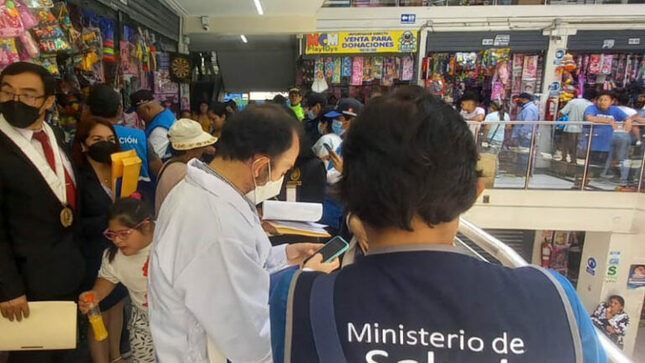 1 de Lima Centro refuerza inspecciones sanitarias en establecimientos de venta de juguetes y alimentos por fiestas de fin año 