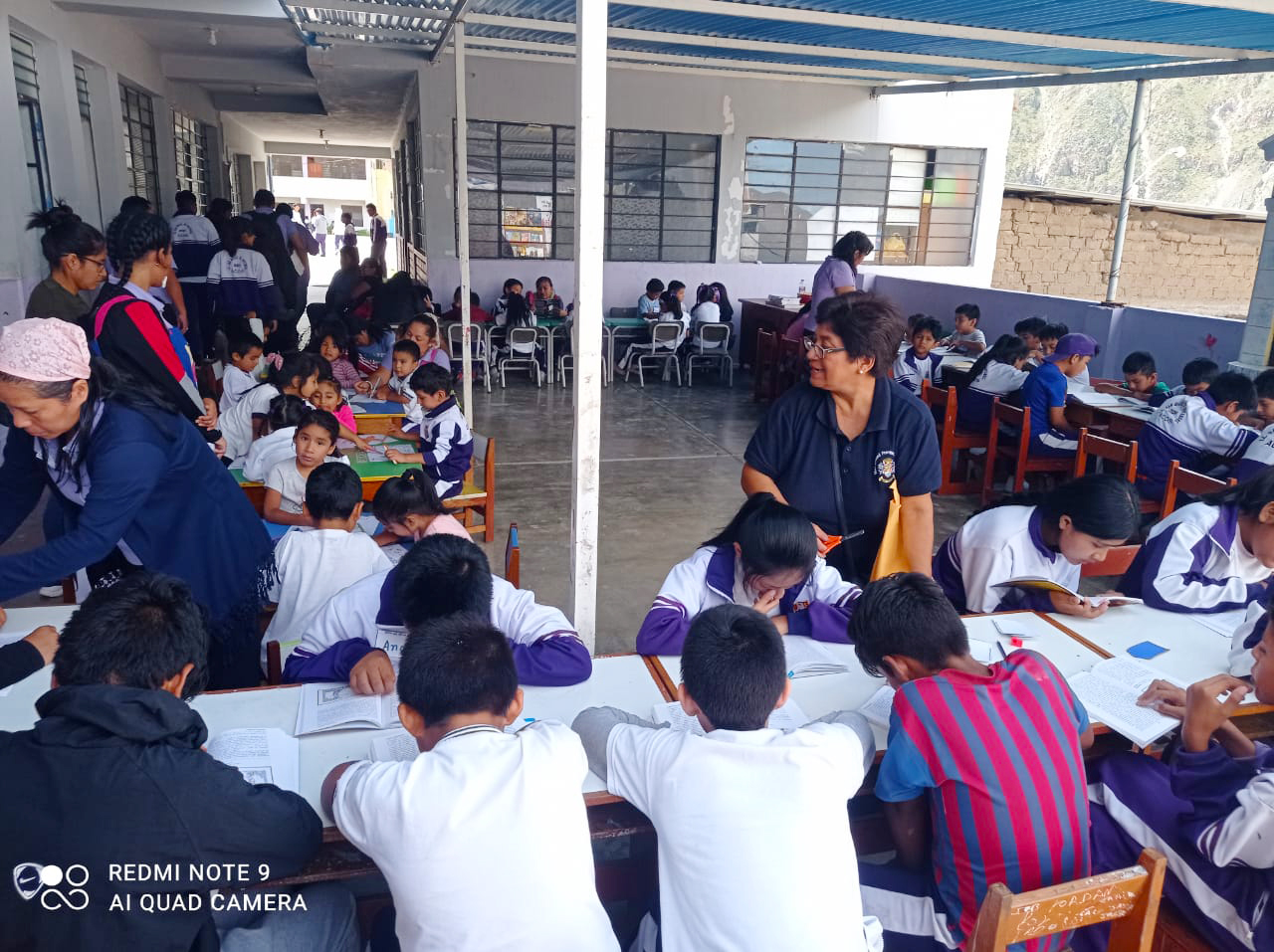 Escolares de Acos participaron con gran entusiasmo del Tercer Festival de Lectura