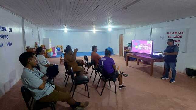 El Centro de Salud Mental Comunitario Contamana realiza Taller Psicoeducativo