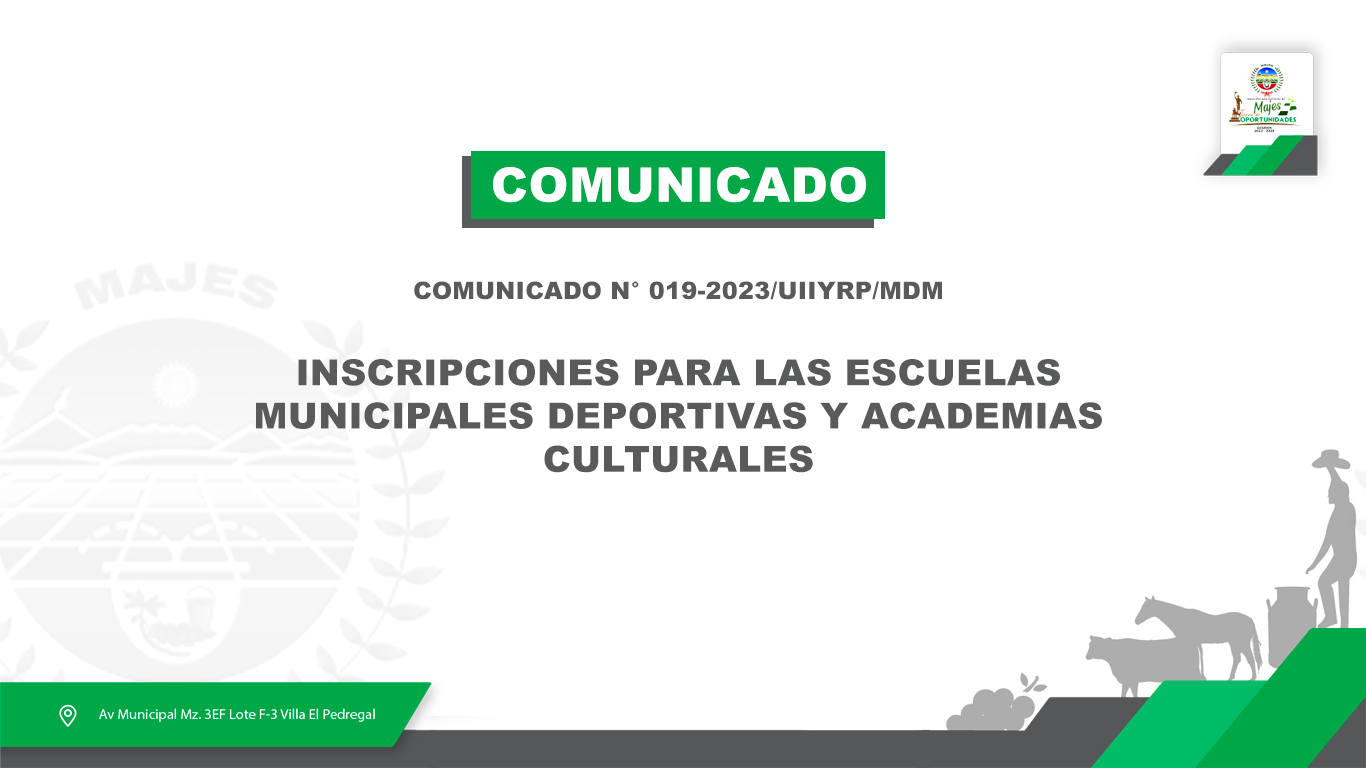 COMUNICADO 19