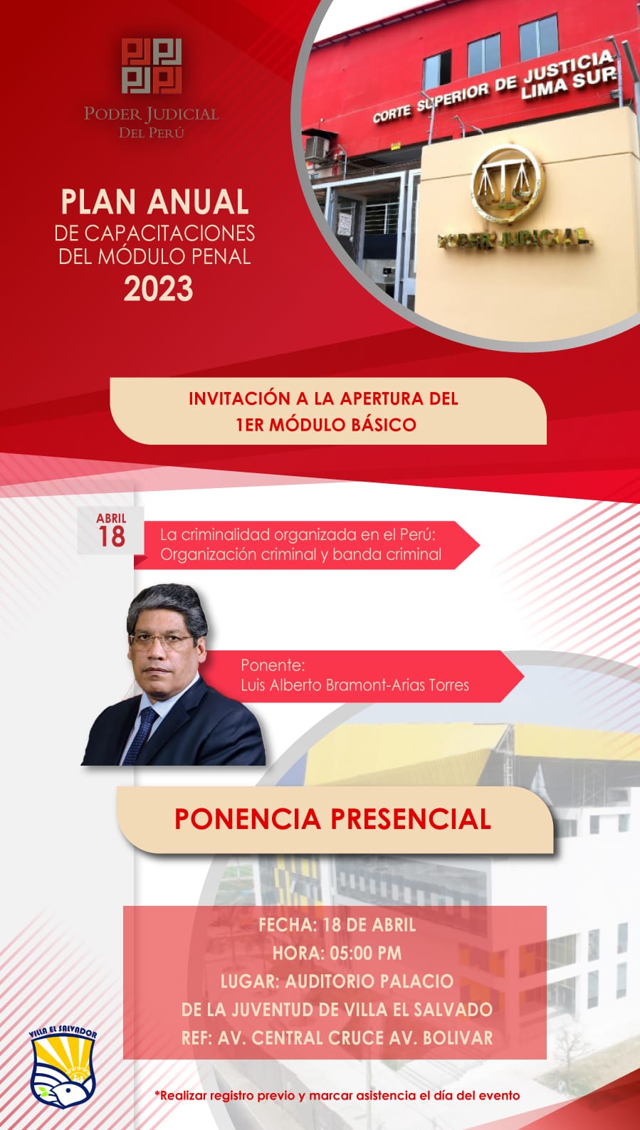 Inició el Plan Anual de Capacitaciones Módulo Penal 2023