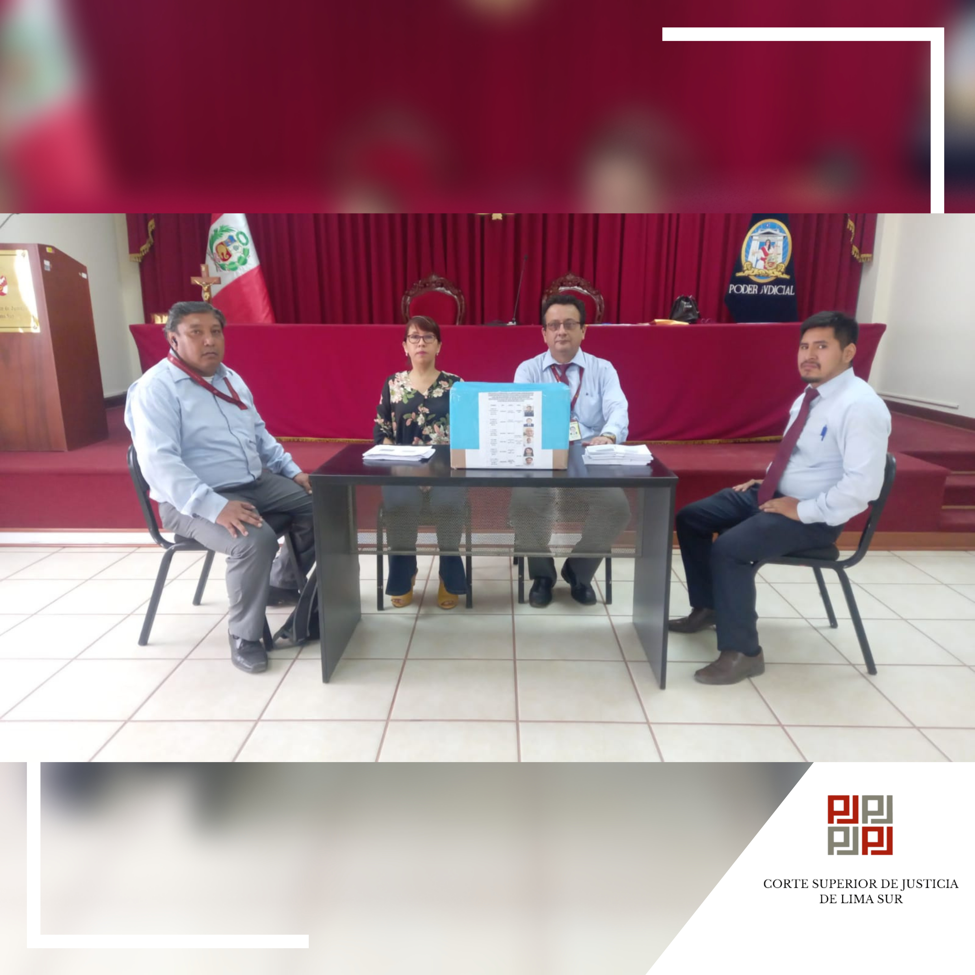 Se realizaron las elecciones del Subcomité de Seguridad y Salud en el Trabajo de la Corte Superior de Justicia de Lima Sur