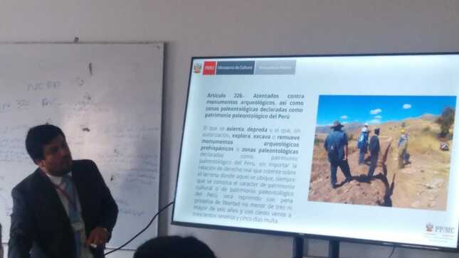 Ministerio de Cultura capacitó a más de 100 efectivos de la Policía Nacional del Perú para la defensa del Patrimonio Cultural