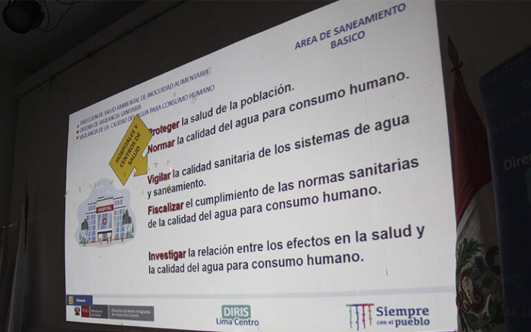 1 de  Hospitales e Institutos de la Diris Lima Centro se capacitan en salud ambiental