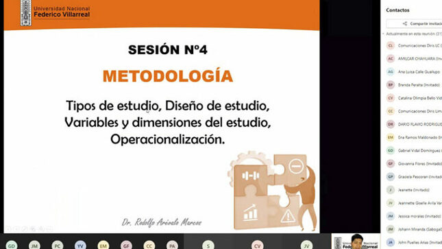 1 de  Profesionales de la salud refuerzan sus conocimientos en curso de elaboración de proyectos de investigación científica en Lima Centro
