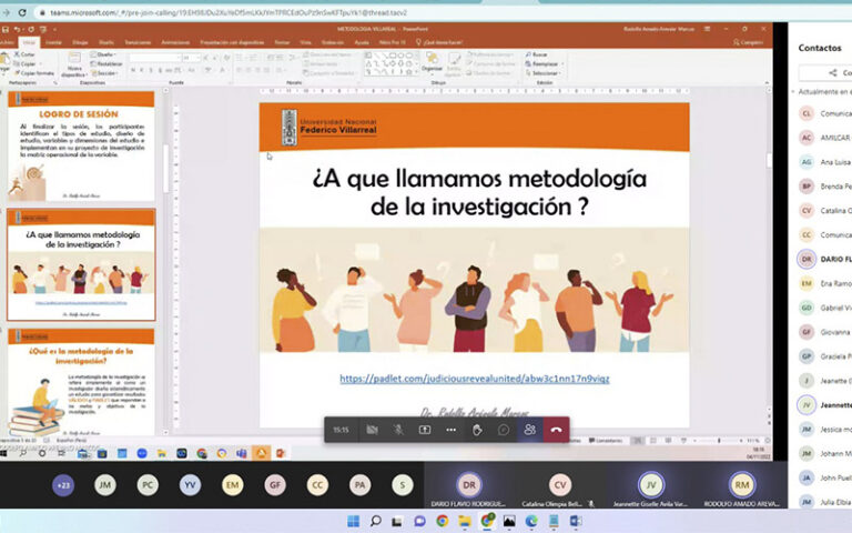 2 de Profesionales de la salud refuerzan sus conocimientos en curso de elaboración de proyectos de investigación científica en Lima Centro