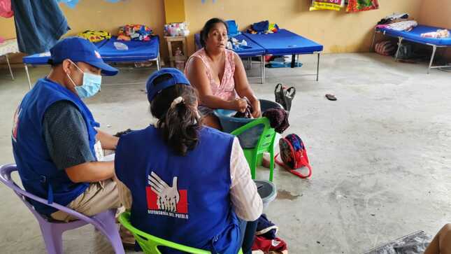 Comisionados supervisan ayuda humanitaria