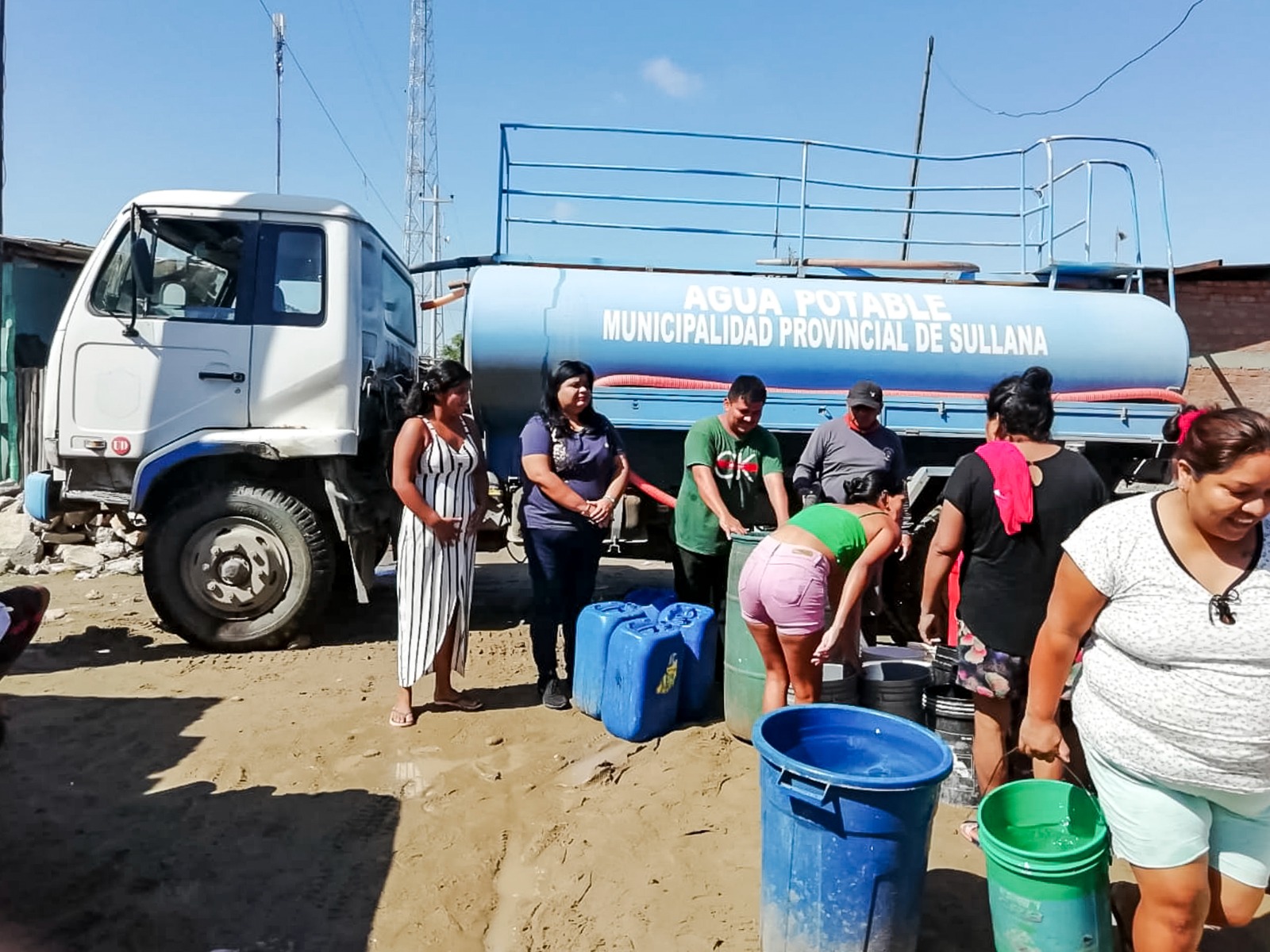 LA MUNICIPALIDAD DE SULLANA REALIZA ASISTENCIA A POBLADORES