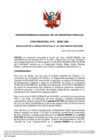 Vista preliminar de documento Resolución de la Unidad Registral 125-2023-SUNARP/ZRIX/UREG