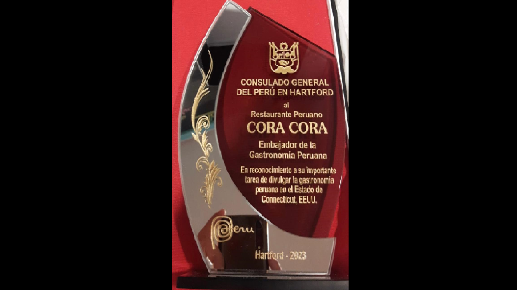 Reconocimiento restaurante Cora Cora