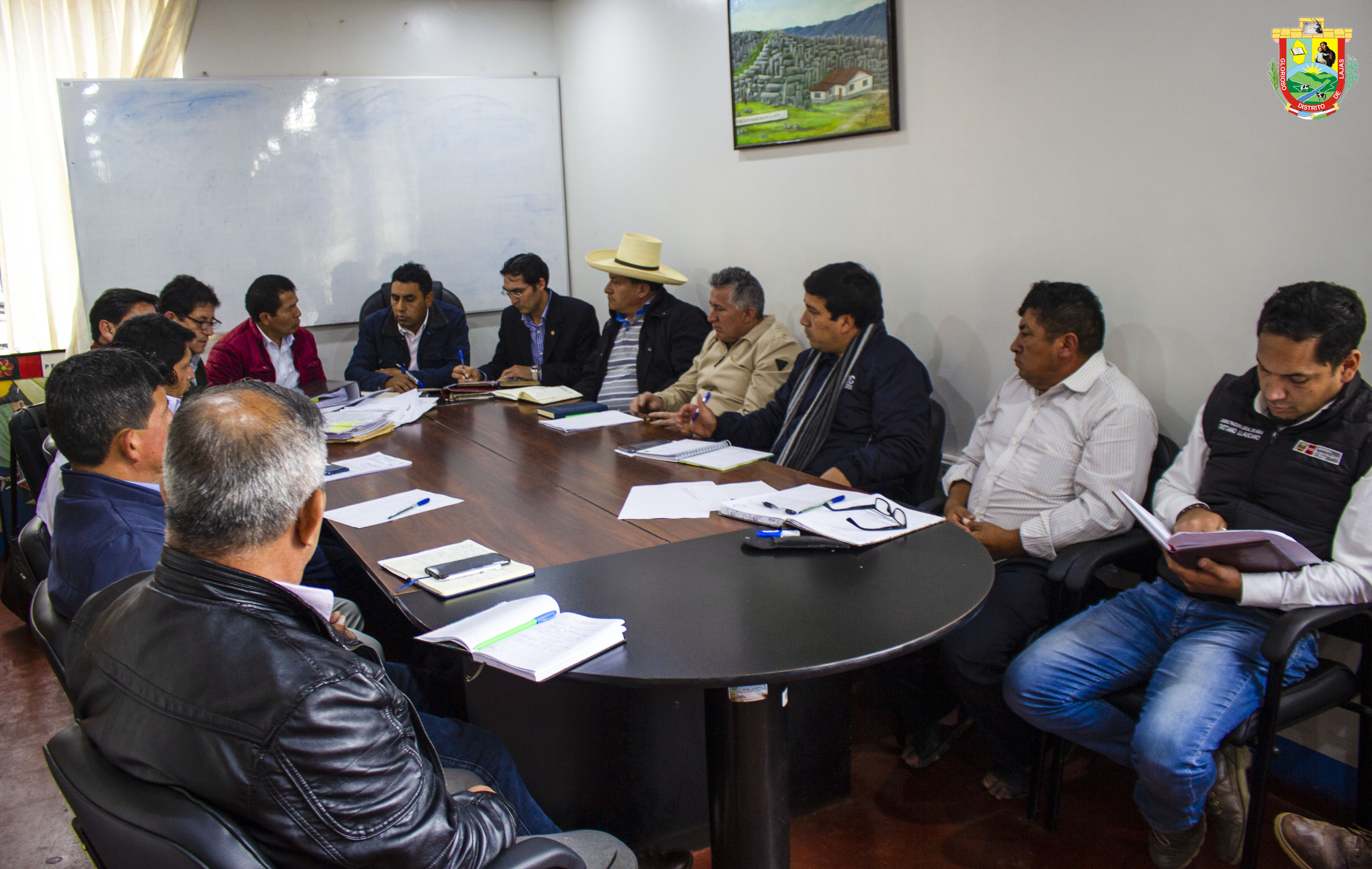 Reunión de la mesa técnica interinstitucional en Chota 