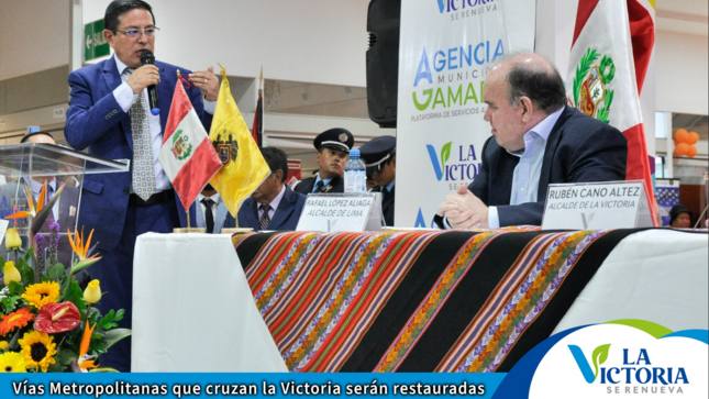 Vías metropolitanas serán reparadas en La Victoria
