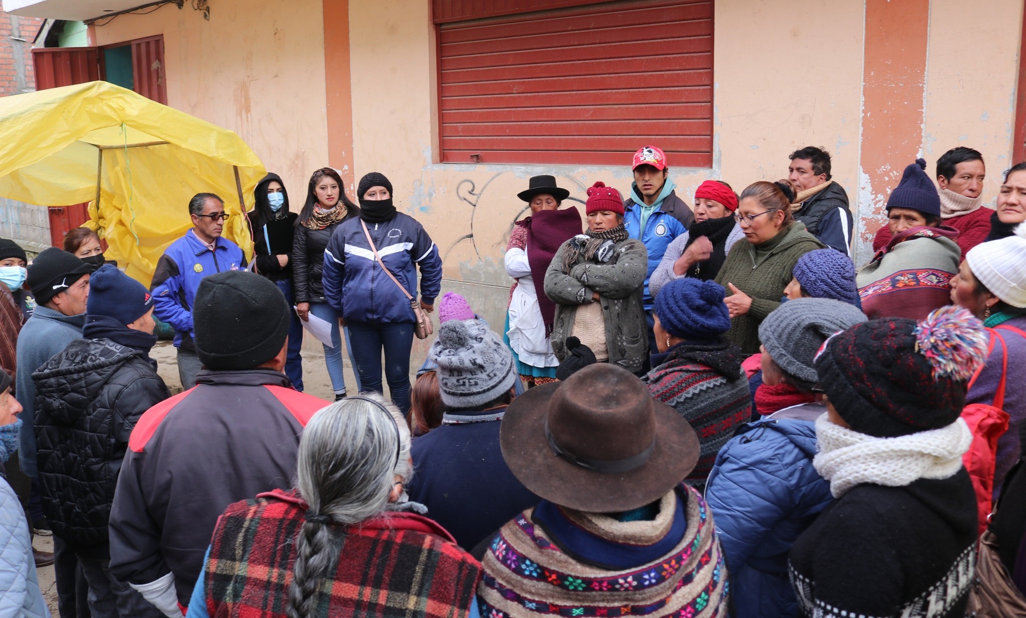 Archivo JPG junta con los comerciantes