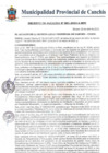 Vista preliminar de documento Decreto de Alcaldia N° 001-2023-A-MPC, Aprobar la Reconversión Porcentual de la UIT respecto a los derechos administrativos contemplados en el TUPA, TUSNE y TUOT de la Municipalidad Provincial de Canchis (comprimido)