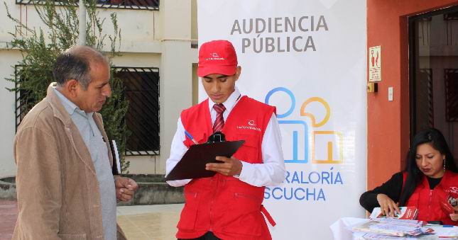 Este martes Contraloría realizará audiencia pública presencial en la provincia de Angaraes