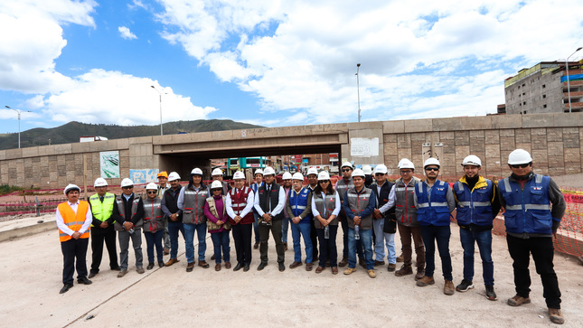 Gobierno Regional Cusco supervisa la construcción de la Vía Expresa para garantizar su conclusión