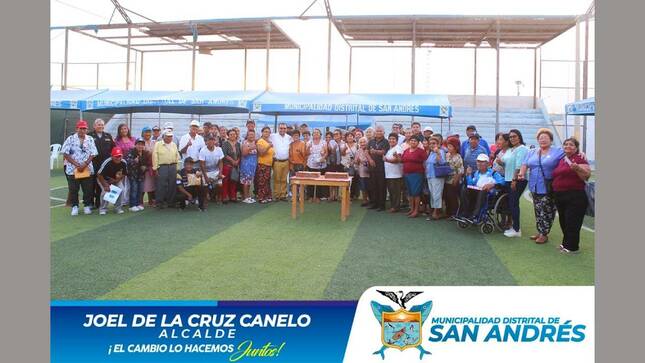 Alcalde Joel De La Cruz Canelo Apoyó Y Participó Del Primer Aniversario De La Asociación Del Adulto Mayor Manuel Farfán Pacheco.