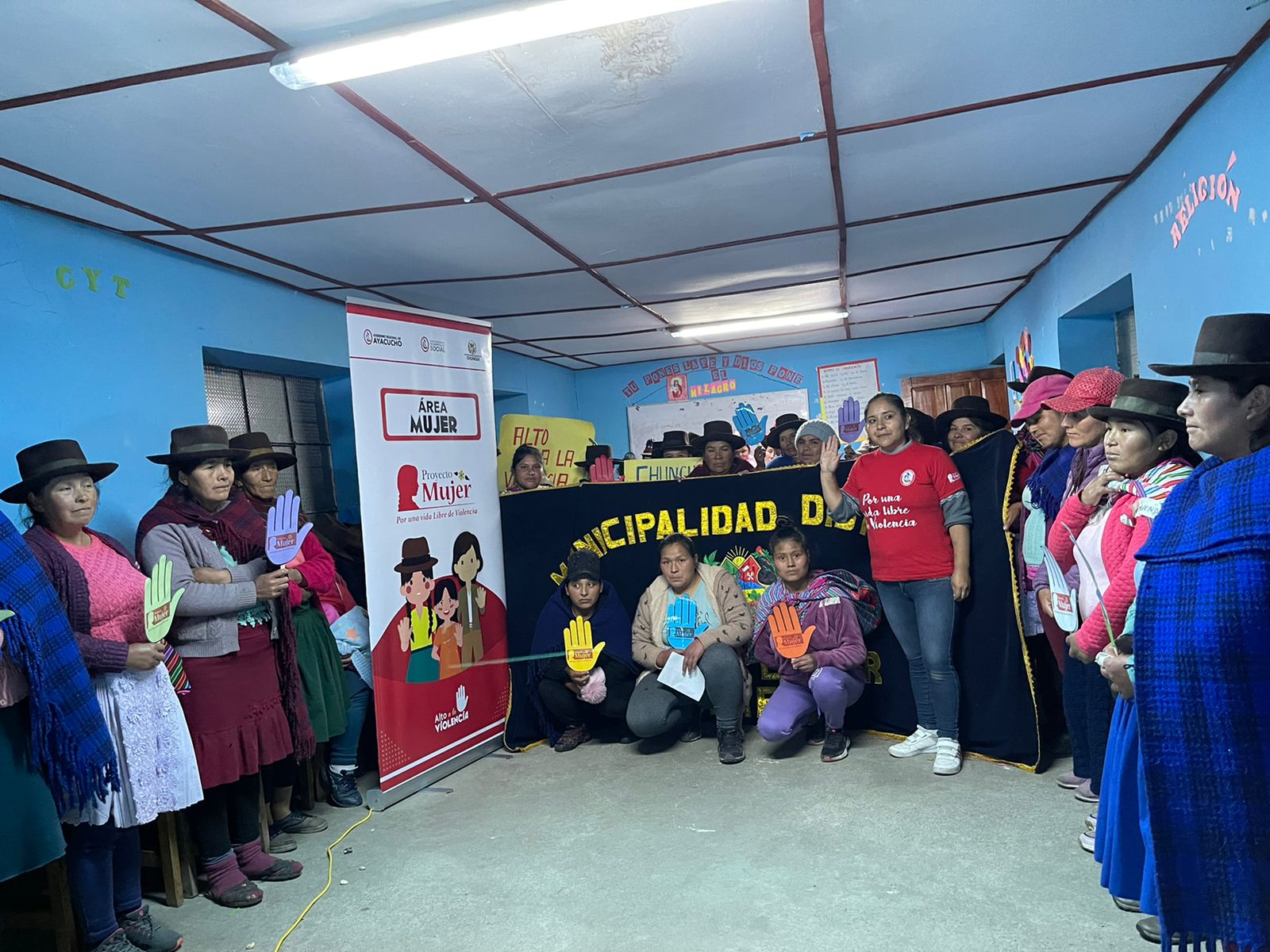 Taller de violencia y género para mujeres de Chungui