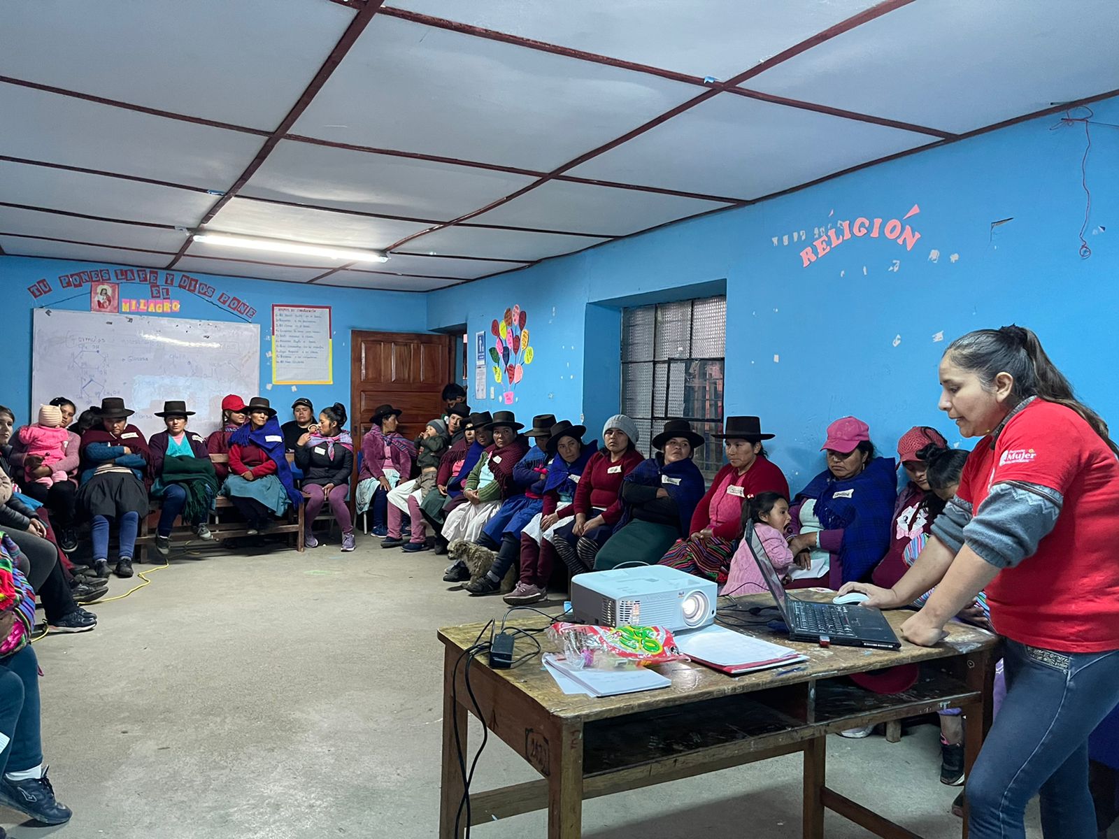 Taller de violencia y género para mujeres de Chungui