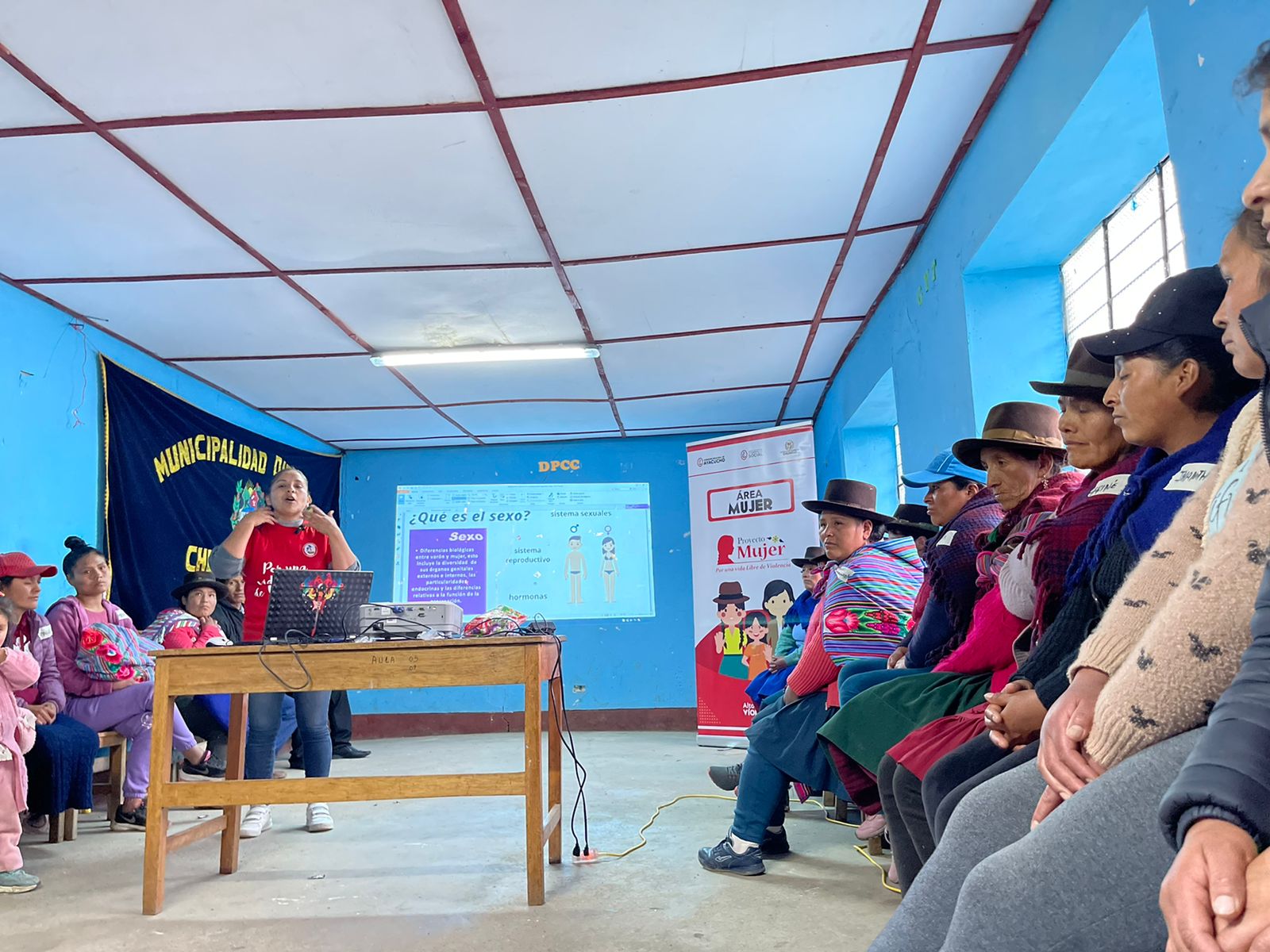 Taller de violencia y género para mujeres de Chungui
