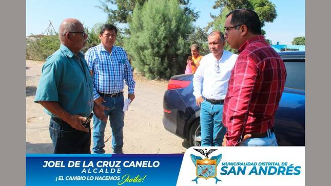 Alcalde Joel De La Cruz Canelo Llegó Hasta Pampas De Ocas, Para Verificar Situación Sobre La Falta De Electricación En El Lugar.