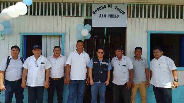 Inauguración del Modulo de Salud de San Pedro , Pampa Hermosa