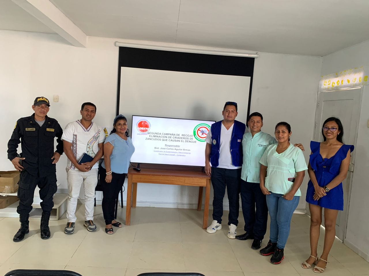Coordinación con todas las Autoridades para la II Campaña de Recolección y Eliminación de Criaderos de Zancudos