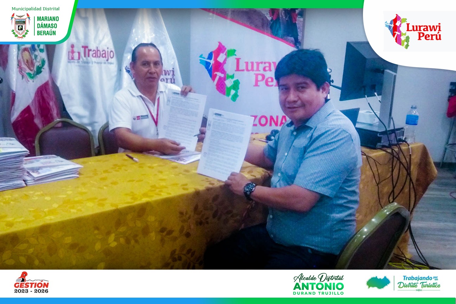 Trabajando por un distrito turรญstico y seguro