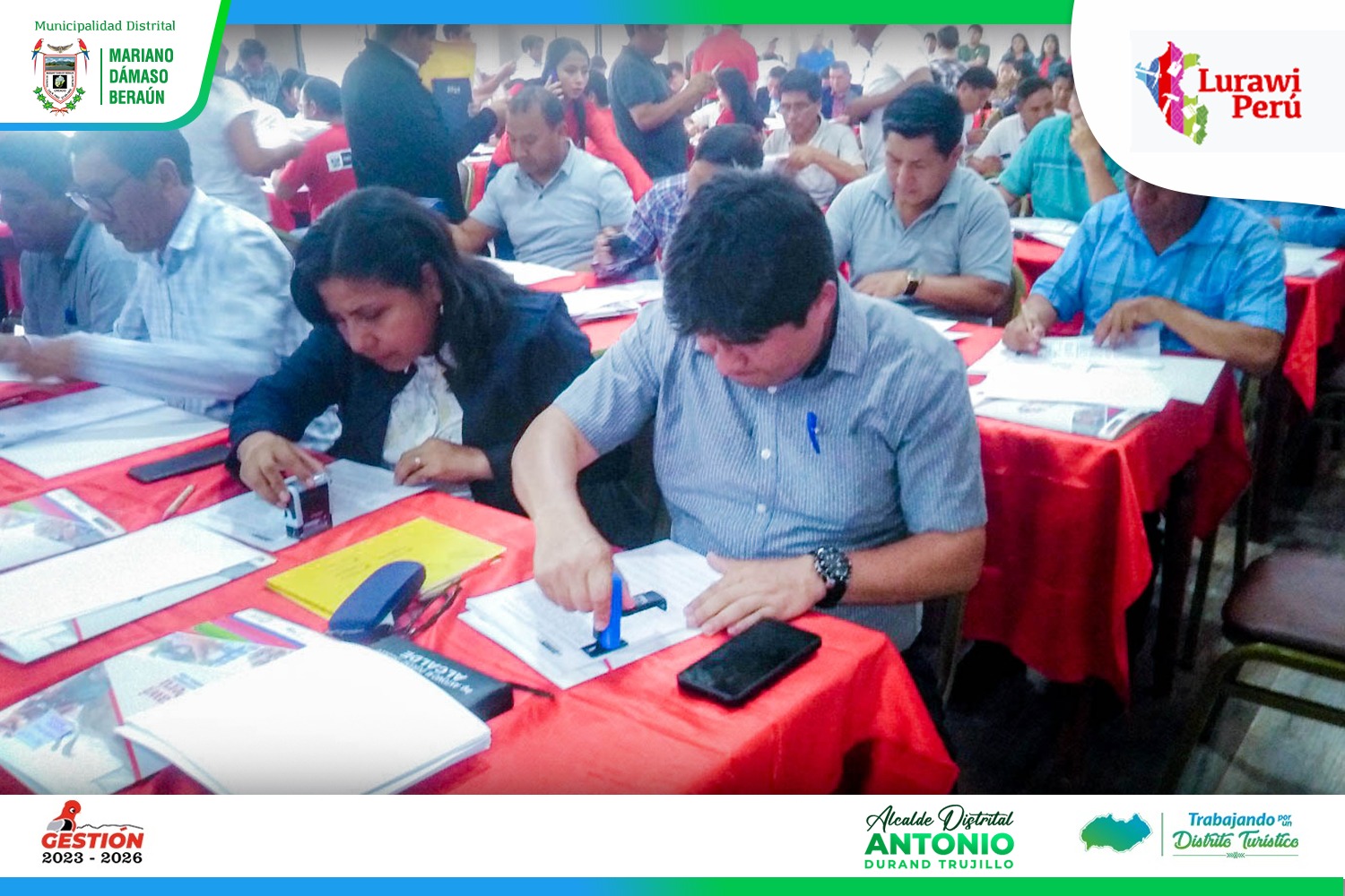 Trabajando por un distrito turรญstico y seguro