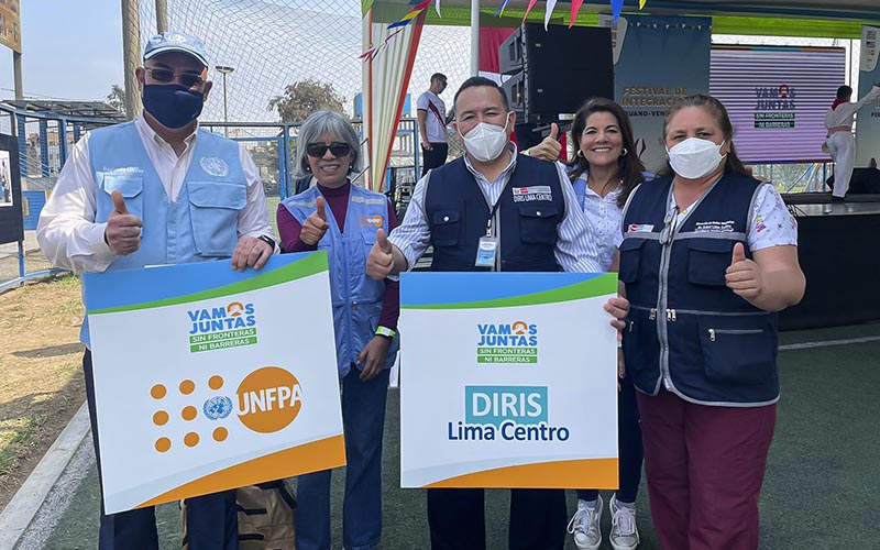1 de Diris Lima Centro participa en feria de cierre del Proyecto Vamos Juntas sin fronteras ni barreras, ejecutado junto a UNFPA Perú