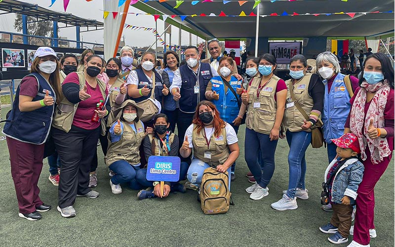 4 de Diris Lima Centro participa en feria de cierre del Proyecto Vamos Juntas sin fronteras ni barreras, ejecutado junto a UNFPA Perú