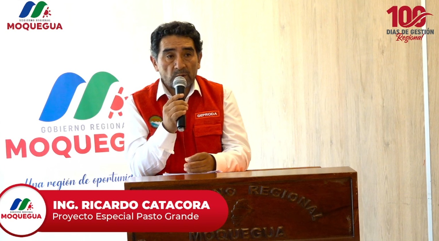 Gerente general del PERPG presentó avances de gestión en primeros cien días.