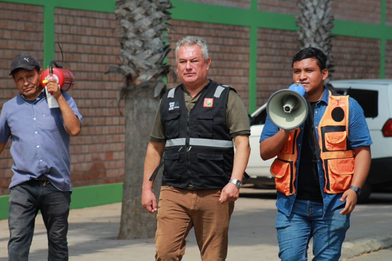Subgerencia de Defensa Civil fue la encargada del simulacro