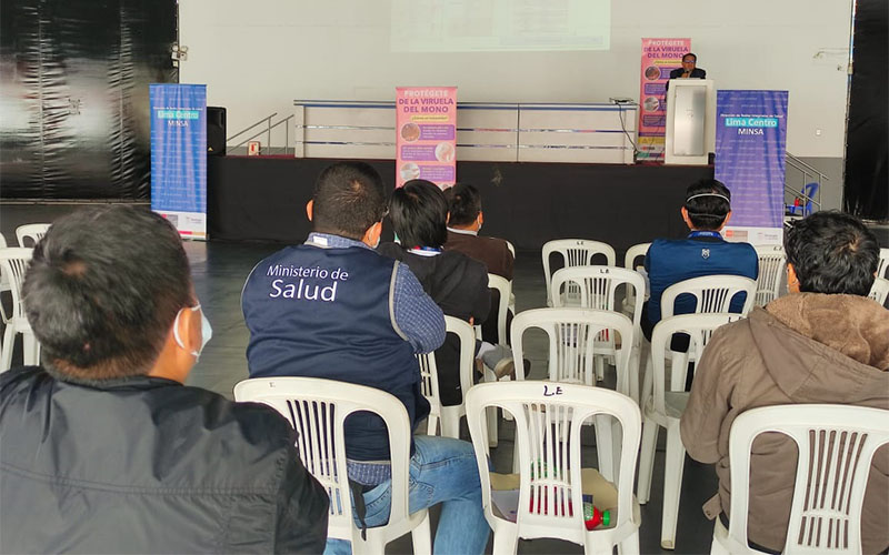 1 de Lima Centro refuerza capacitación en búsqueda activa, diagnóstico y toma de muestra de la Viruela Símica a 200 profesionales de la salud