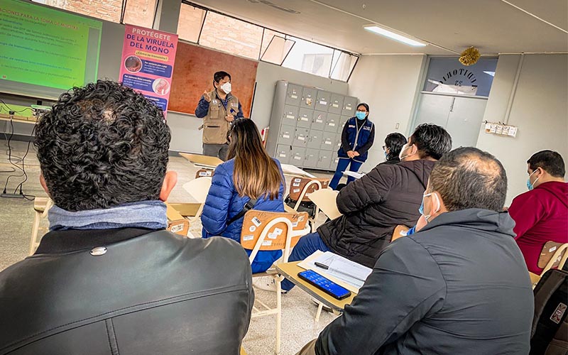 4 de Lima Centro refuerza capacitación en búsqueda activa, diagnóstico y toma de muestra de la Viruela Símica a 200 profesionales de la salud