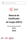 Vista preliminar de documento Manual de Clasificador de Cargos del INACAL