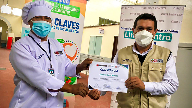 1 de Personal del Centro de Alimentación y Nutrición N° 1 recibe capacitación sobre las buenas prácticas para la manipulación de alimentos