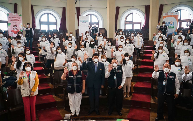 2 de Lima Centro: Se realiza la primera graduación de 64 Brigadistas en salud sexual y reproductiva