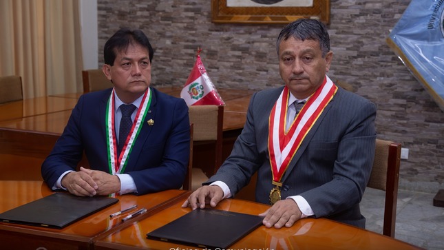 La Universidad Nacional Hermilio Valdizán y la Municipalidad, firmaron un convenio de colaboración interinstitucional, que busca fortalecer los lazos entre ambas instituciones y promover el desarrollo