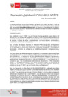 Vista preliminar de documento Resolución 031-2023-IPD/UP Muñoz León Víctor Martín: Sanción de Suspensión Sin Goce de Haber.
