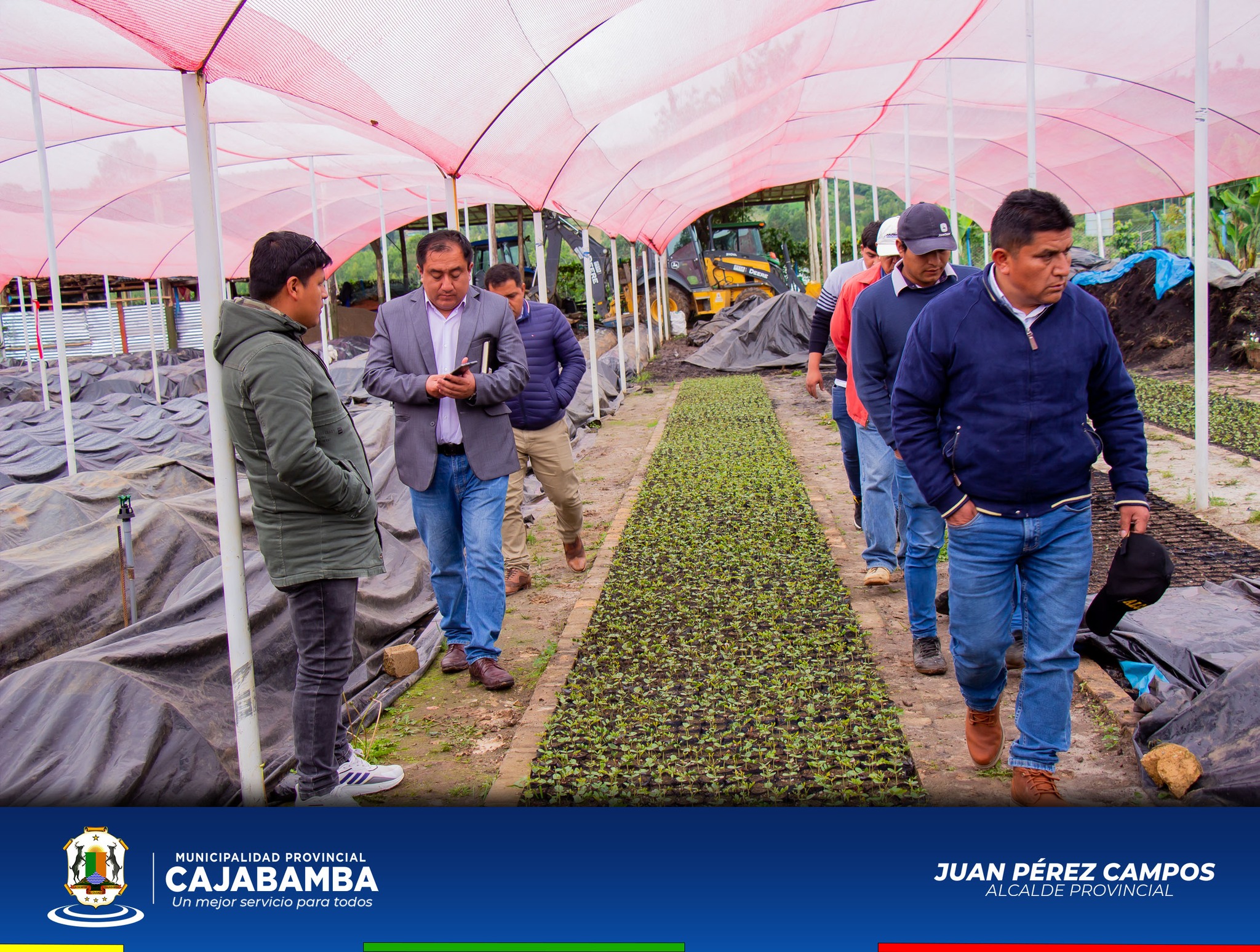 Alcalde Supervisa Avance De Producción De Plantones En El Vivero Municipal  