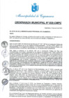 Vista preliminar de documento ORDENANZA MUNICIPAL N° 835-CMPC