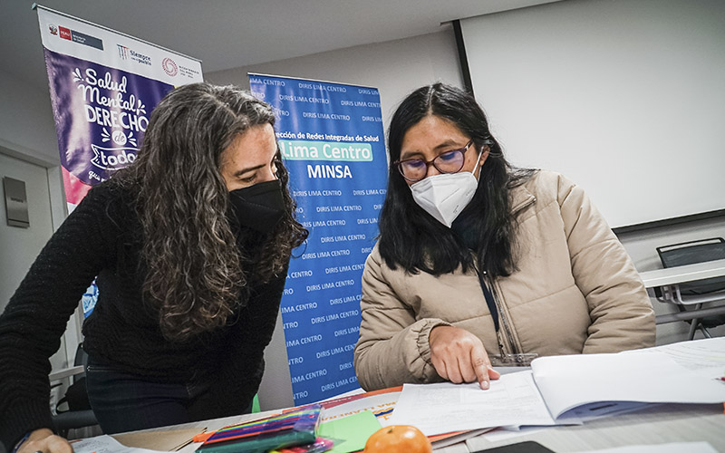 4 de Profesionales de los Centros Mentales de la Diris Lima Centro participaron en taller de primeros auxilios psicológicos