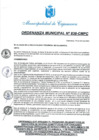 Vista preliminar de documento ORDENANZA MUNICIPAL N° 838-CMPC