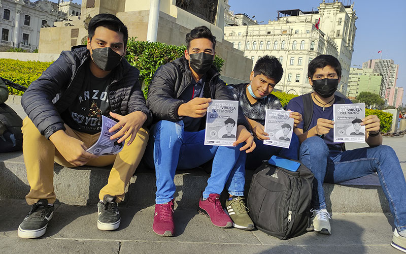 2 de Diris Lima Centro promueve medidas para evitar contagios de viruela símica