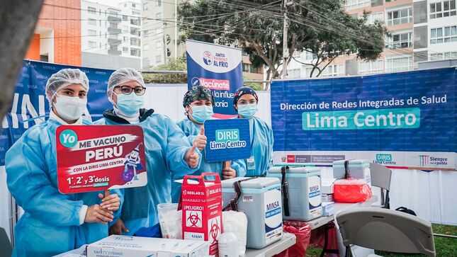 1 de 981 vacunados contra la Covid-19, influenza y neumococo en campaña de vacunación realizada en Latina