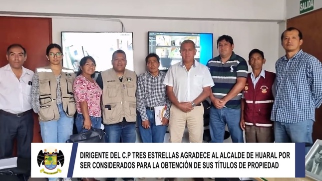 Poblado de Tres Estrellas – Aucallama será considerado para el proceso del título de propiedad